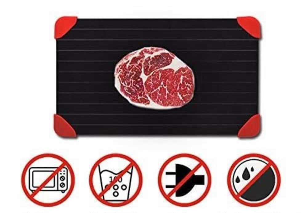 Tábua Descongelante Rápida para Carne e Alimentos